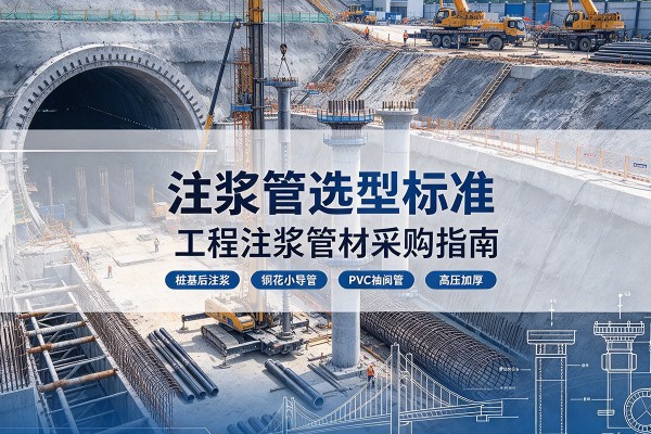 宜丰注浆管选型标准