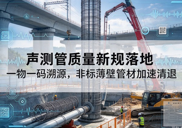 宜丰声测管质量新规落地，一物一码溯源，非标薄壁管材加速清退